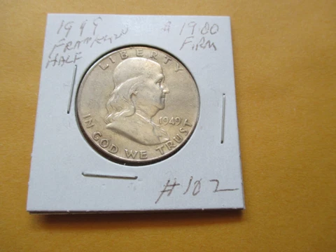 1949 FRANKLIN HALF DOLLAR Cover