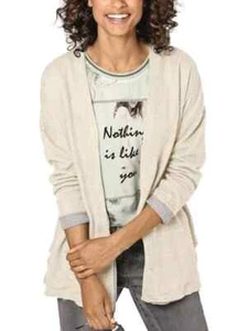 Best Connections White Women's SIZES 8-12 Wool Open Front Knitted Cardigan NWT - Picture 1 of 6