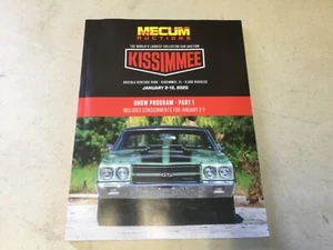  Mecum Auction Kissimmee January Booklet 2020 Magazine Show Program Part 1 - Picture 1 of 2
