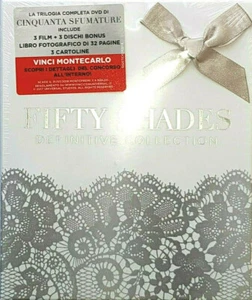 CINQUANTA SFUMATURE COLLEZIONE COMPLETA 3 FILM (3 DVD + 3 Dvd BONUS + Gadget) - Imagen 1 de 6