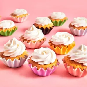 Bloom Cupcake Cases Muffin Fairy Cake Paper Baking Cups Thick FUNCAKES 48Pk - Picture 1 of 120