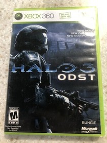 HALO 3 ODST X-BOX XBOX 360 SYSTEM GAME DISC, MANUAL AND CASE NES HQ