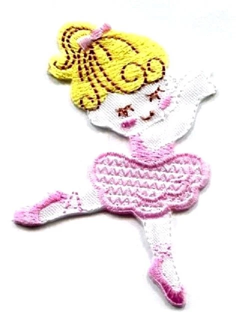 ballerina iron on applique 1 3/4 X 2 1/2 inch - Image 1 of 1