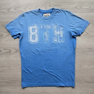 RUEHL No. 925 T Shirt 8th Greenwich Village New York Mens Medium Y2K Baby Blue - Picture 1 of 5