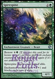 Spirespine 2x FOIL JOU MTG Journey Into Nyx Uncommon MINT green - Picture 1 of 1