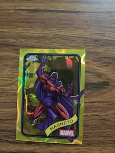 2025 Topps cromo Marvel #169 refractor de lava amarillo magneto - Imagen 1 de 2