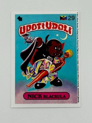 Garbage Pail Kids African Udoti Udoli NICK BLACKULA #29 GPKUG Fan Set Card - Image 1 of 3