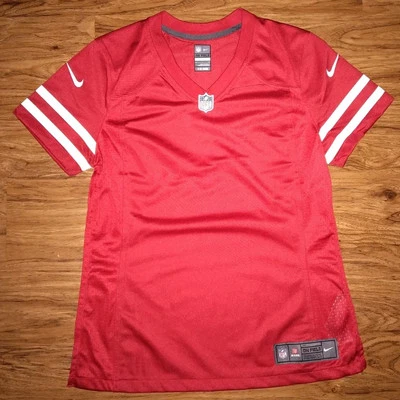 Женская футболка Nike On Field San Francisco 49ers без рисунка спереди и сзади размер M - Изображение 1 из 4