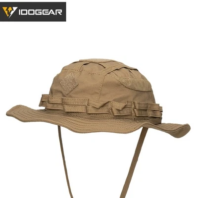IDOGEAR Tactical Boonie Sombrero Selva Sombreros Transpirables Ala Ancha Gorra Exterior Foto 1 de 4