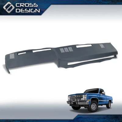 Dark Blue Dash Pad Cover Fit For 1981-1991 Chevrolet Chevy GMC SUV Pickup Trucks - Image 1 of 4