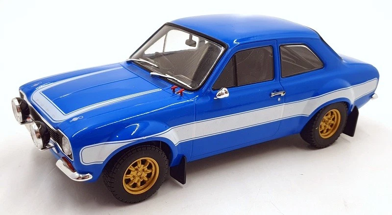 Greenlight 1/18 Scale 12800-BA - Brian's 1974 Ford Escort RS2000 MK1 - Blue - Image 1 of 4