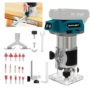 Cordless Wood Brushless Router Trimmer for Makita 18V Battery 6 Variable Speeds - Picture 1 of 5
