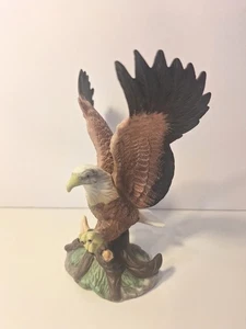 American Bald Eagle Porcelain Figure Statue 5" Freedom Majestic Bird In Flight  - Picture 1 of 5