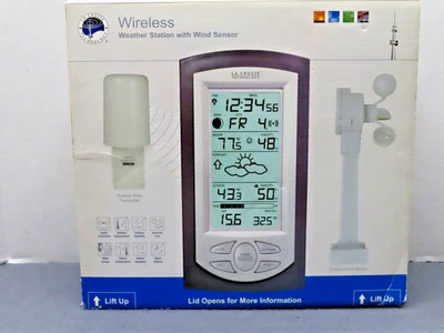 La Crosse Technology WS-9035U Wireless Weather Station w/ Wind Meter Open Box - Image 1 of 4