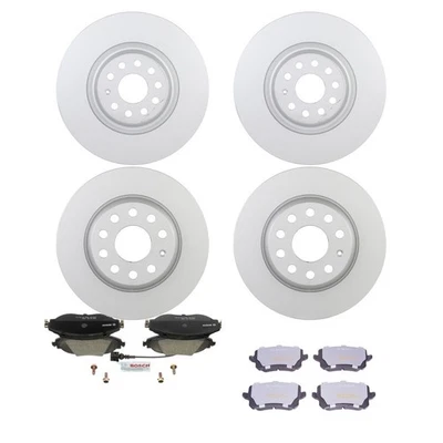 Kit de pastillas de freno y rotor de cerámica Bosch QuietCast para 13-16 Volkswagen CC VR6 Foto 1 de 4