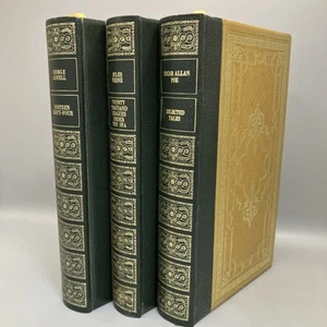 Orwell Verne Poe Heron Books That Changes Man's Thinking Hardcover Book Bundle - Imagen 1 de 22