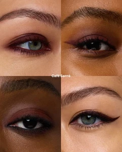 NEW! VIOLETTE FR "Yeux Paint Matte" Liquid Shadow & Liner Combo, Café Serré - Picture 1 of 5