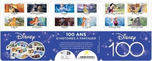 lot de 20 Carnet 12 Timbres Adhésifs . lettre verte . "disney - Photo 1/1