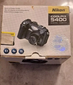 Nikon COOLPIX 5400 5.1MP Digitalkamera - Schwarz/OVP  - Bild 1 von 10