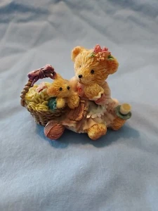 Figur Sonderheft für CWI Bär mit Jungtier im Korb - Bild 1 von 6