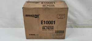 QTY 6 Service Pro E10001 Engine Oil Filter For Select 10-23 Mercedes-Benz Models - Picture 1 of 10