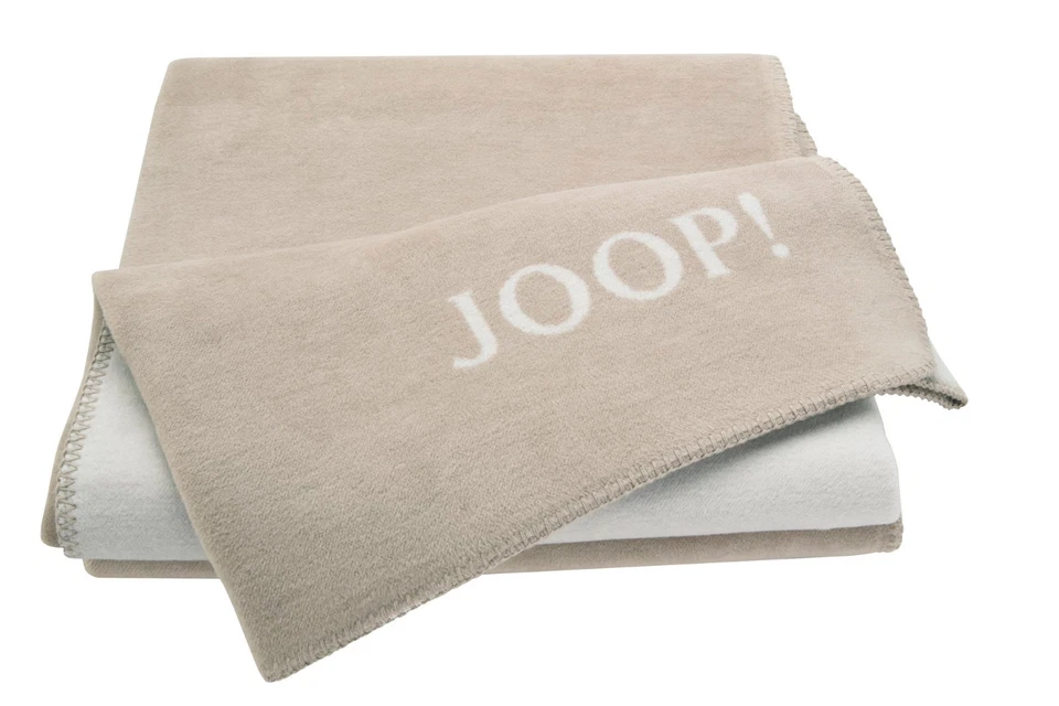 JOOP! Uni-Dubleface Wohndecke - Sand-Pergament (564320)