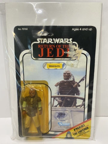 Star Wars Return Of The Jedi Weequay Figure 65 Back 70760 Kenner Vintage 1983 Cover