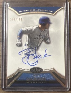 2013 Topps Tier One On the Rise Autograph #ORA-BJ1 Brett Jackson #/399 Auto Cubs