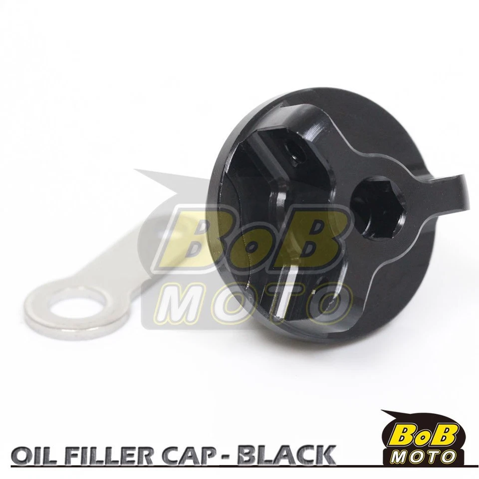 Tapa de llenado de aceite negra CNC x1 para Ducati 1299 Panigale / S 2015-2016 Foto 1 de 1