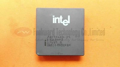 INTEL A82596DX-25 82596 25MHz Vintage CPU PGA X 1PC - Image 1 of 2