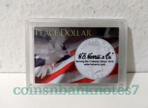 Coin Holder for 1921-1935 Peace Dollar, Mini Frosty Case-1 Hole - Picture 1 of 1