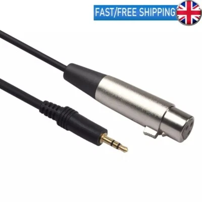 Designo XLR 3-Pin Female to 3.5mm TRS Male Audio Cable –1.5M - Image 1 of 4