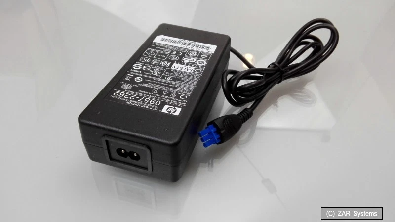 HP 0957-2262, 0957-2093 Netzteil Adapter für OfficeJet Pro 8000, 8500, Blau/Blue - Image 1 of 1