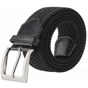 XXL Elastic Braided Belt 1.3'' Woven Fabric XXL 45-58" - Picture 1 of 7