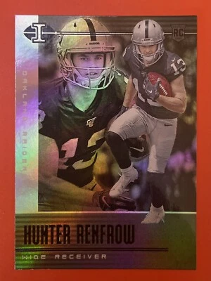 2019 Panini Illusions Hunter Renfrow RC Rookie Las Vegas Raiders #50 - Image 1 of 2
