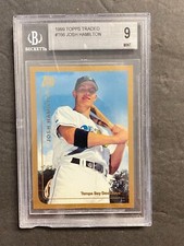 1999 ROOKIE TOPPS TRADED JOSH HAMILTON CARD #T66 MINT *BECKETT 9* GRADED (RS)