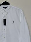 Ralph LaurenXXL Slim Fit White Men's Long Sleeve Shirt Oxford Brand New