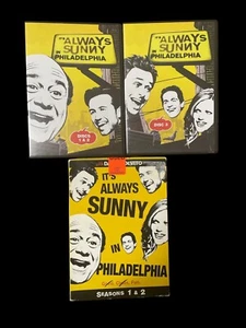 It's Always Sunny in Philadelphia Seasons 1 & 2 DVD Danny DeVito Great Condition - Picture 1 of 3