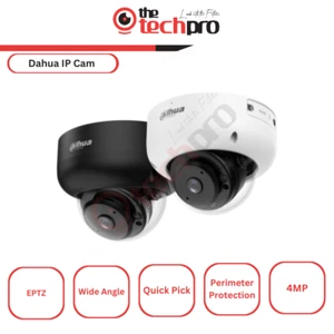 Dahua Telecamera IP WizMind WizMind a cupola fissa grandangolare 4 MP, obiettivo fisso 2,1 mm - Foto 1 di 6