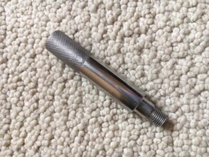 Narrow Knurled Shaft Quick Disconnect 3/8x24 Threaded Whip Hamstick CB Antenna - Zdjęcie 1 z 5