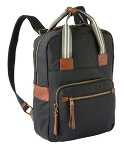 camel active Bari Backpack M Rucksack Rucksack Black schwarz braun Neu - Bild 1 von 3