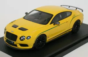 Almost Real 1/43 Scale Metal Model 430404 Bentley Continental GT3-R 2015 Yellow - Imagen 1 de 6