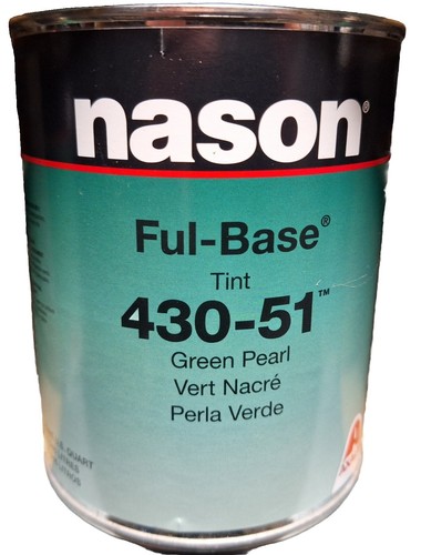 Axalta Coatings Nason 430-51 Green Pearl Mixing Toner Qt | eBay