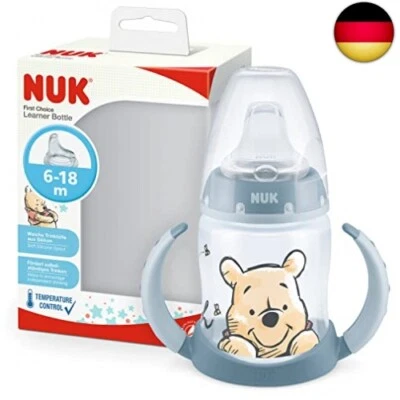 NUK First Choice+ Trinklernflasche | 6–18 Monate | 150 ml | Temperature Control