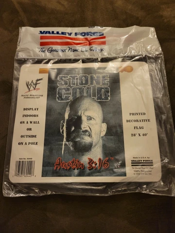 1998 WWF Stone Cold Steve Austin 3:16 Flag 28"x40" WWE by Valley Forge Flag USA Cover