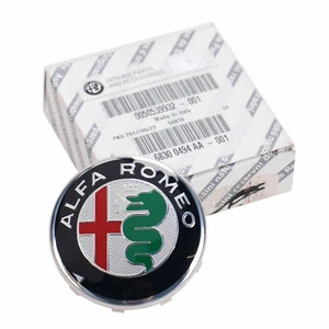 Fregio Coprimozzo Cerchio in Lega Ø 60 mm Originale Alfa Romeo Giulietta Giulia - Imagen 1 de 4