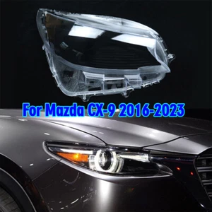 For Mazda CX-9 2016-2023 Right Side Front Headlight Headlamp Lens Shell Cover - Picture 1 of 2