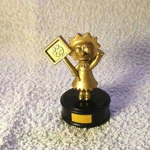 Original Lisa Simpsons Sprech Figur von Burger King in Gold, Sammler, The Movie - Bild 1 von 5