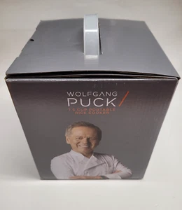 Wolfgang Puck Rice Cooker Mini Portable Travel 1.5 Cup Model SWPMRCS070IT NIB - Picture 1 of 5