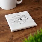 Personalised Solid Marble Coaster Custom Printed Drink Coaster Reserved For Gift